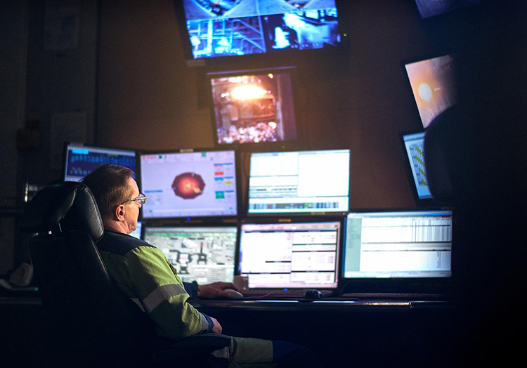 Control room in production