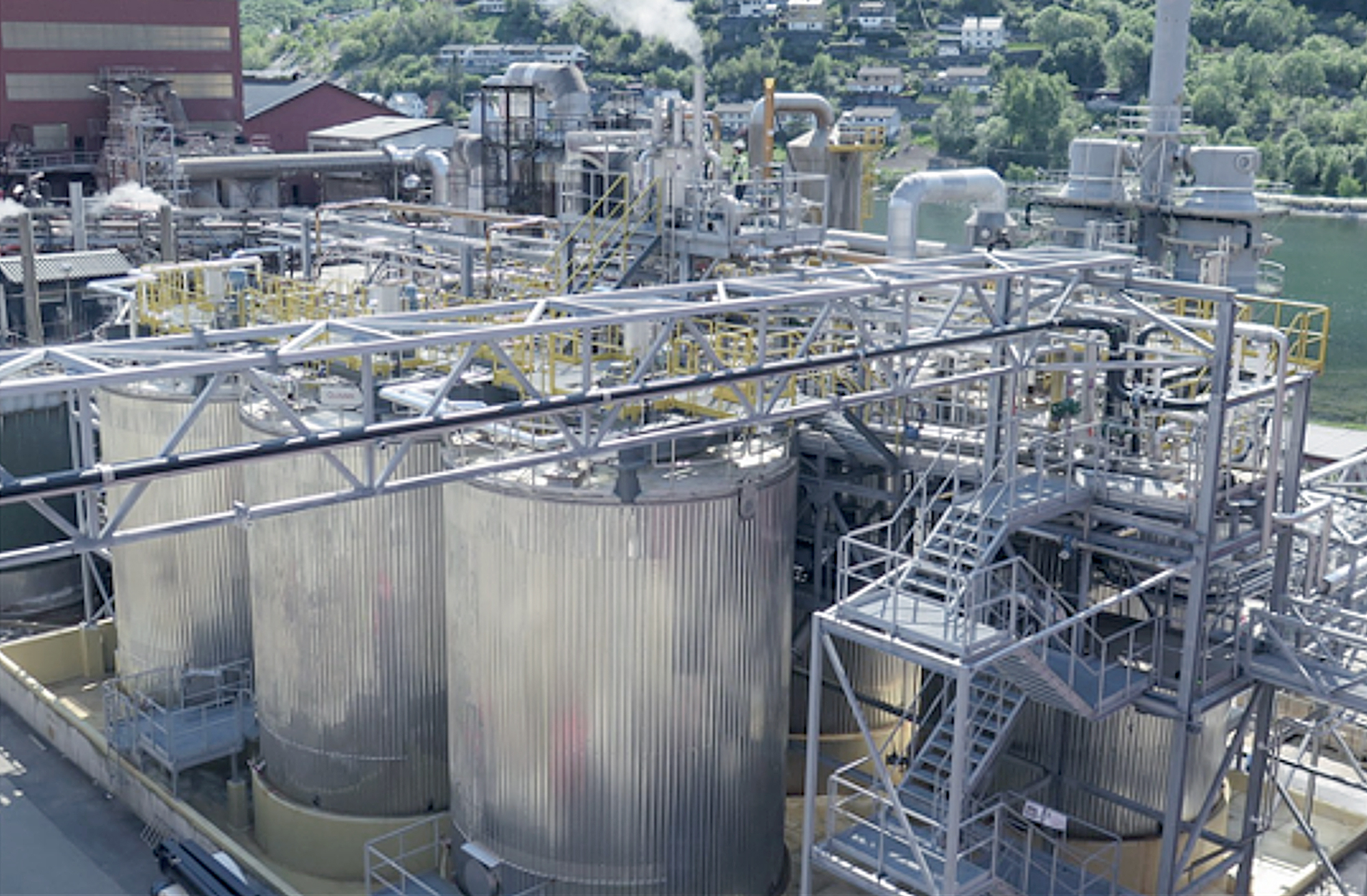 Stainless steel storage tanks