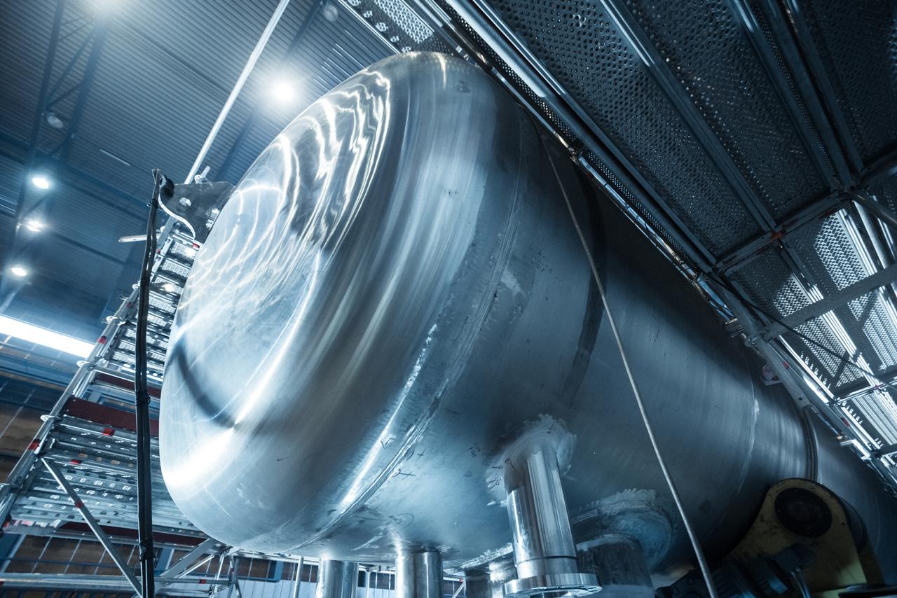 Outokumpu Metso stainless steel pressure vessel